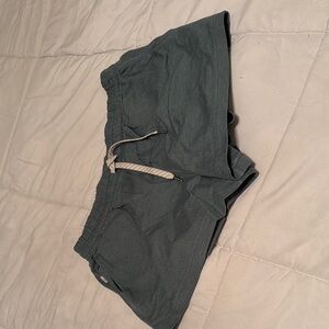 Casual Gray Shorts with Drawstring